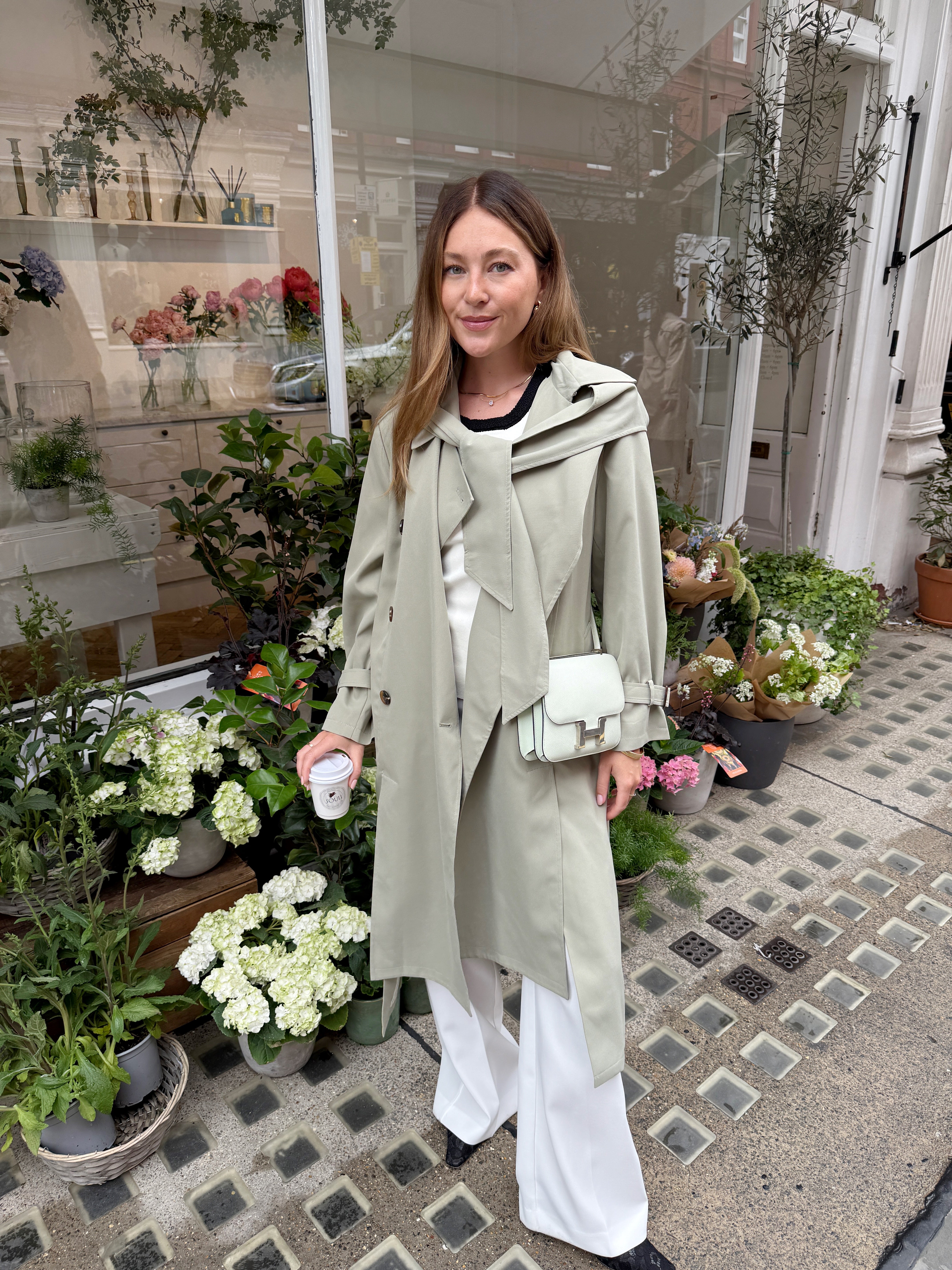MILAN TRENCH PISTACHIO