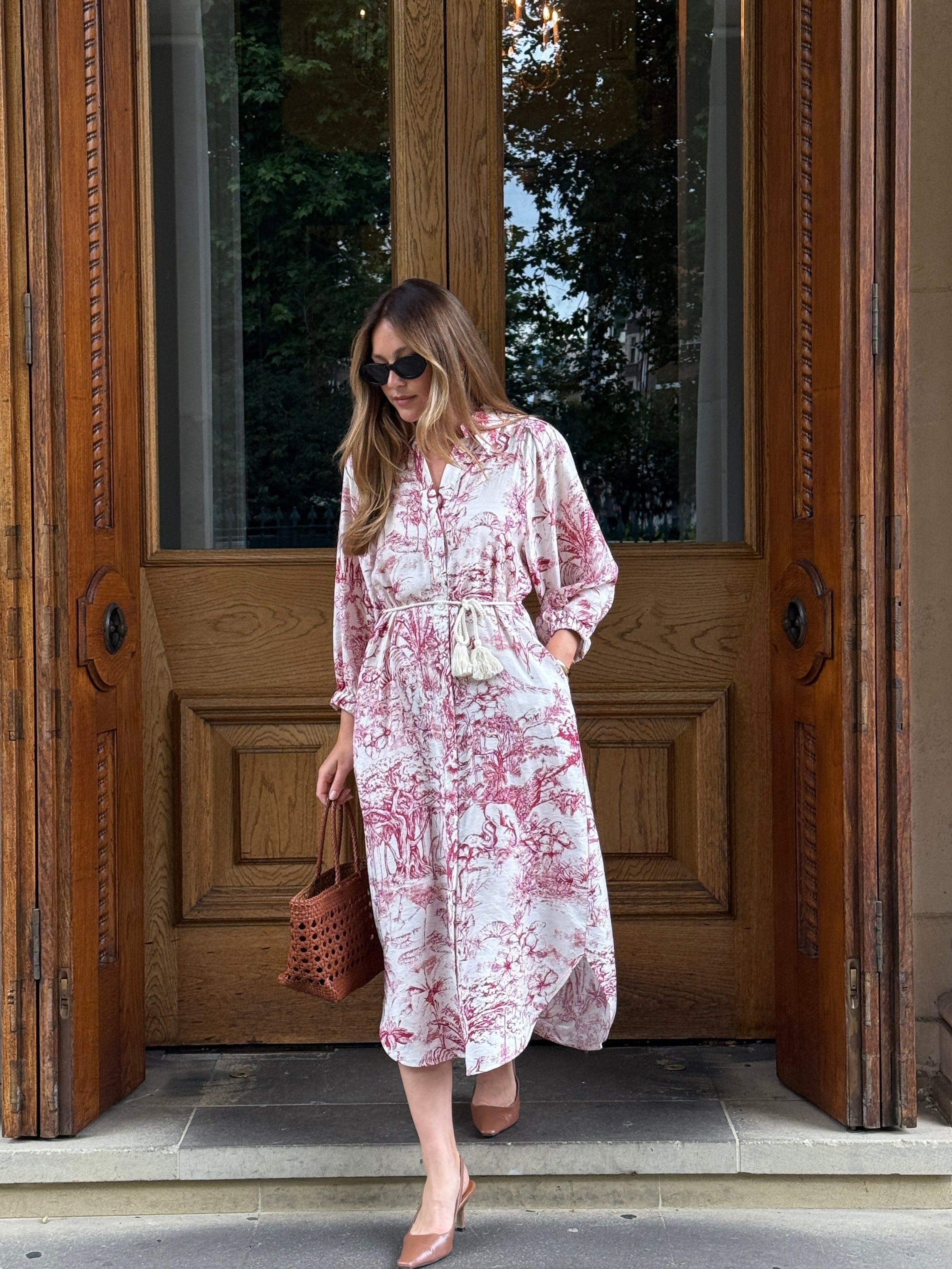 Seneca Dress Red